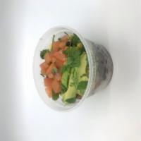 Southwest Bowl · Your choice of white rice or romaine, seasoned black or red beans, avocado, cilantro, house ...