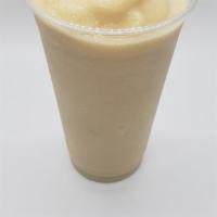 Pineapple Express Smoothie · Pineapple, fresh orange juice, red guava juice, coconut milk, ice and your choice of turbina...