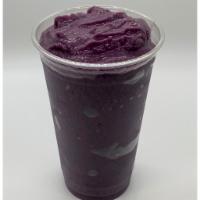 Berry Blast Smoothie · Strawberries, blueberries, raspberries blended with coconut milk, ice and your choice of tur...
