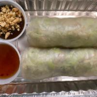 A4. Fresh Spring Rolls Appetizer · 2 pieces. Soft vegetable spring rolls with hoisin sauce.