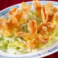 Crab Meat Ragoon (6) · Crab meat with cream cheese