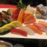 3. Sashimi Entrée · 18 pieces of assorted raw fish.