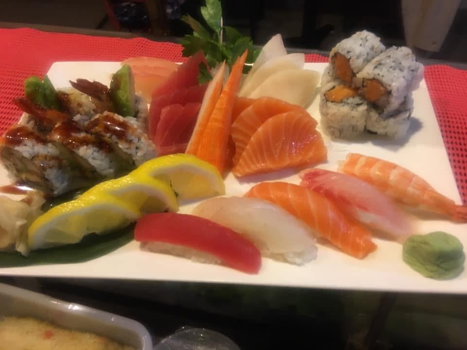 3. Sashimi Entrée · 18 pieces of assorted raw fish.