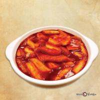 Yupgi Topokki · Served with rice cake, fish cake, cabbage in yupgi special spicy sauce.