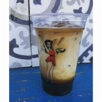 Florachino  · Double shot of sweetened Cuban espresso, with whole milk and evaporated milk over ice 