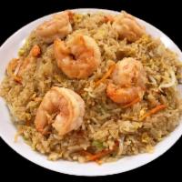 House Fried Rice · Choice of protein tossed with carrots, bean sprouts, onions and eggs.