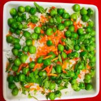 138. Peas Pulao · Saffron rice with peas.