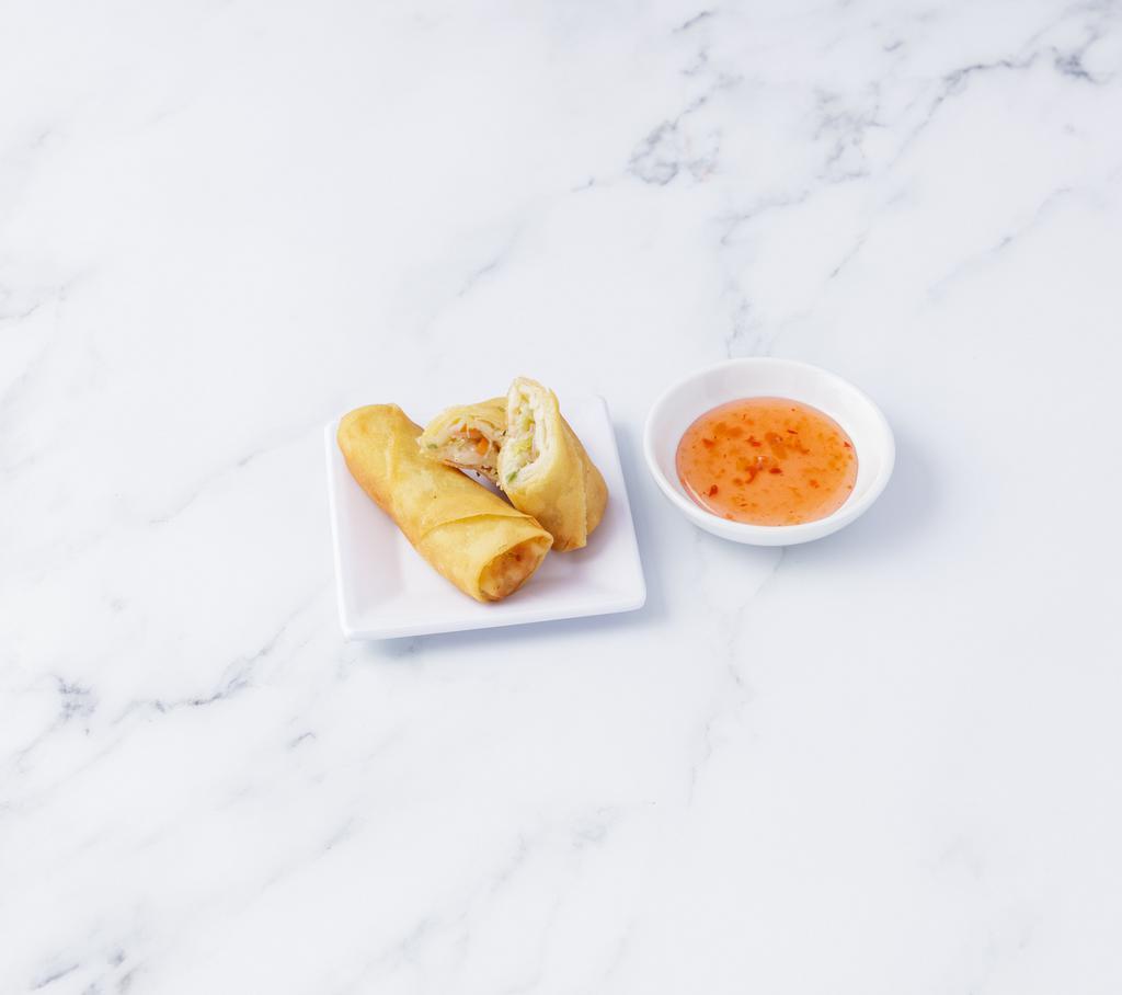 Thai Spring Rolls · 2 rolls. Hot and spicy.