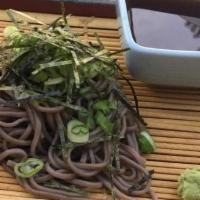 Soba Salad · Buckwheat noodles and garden vegetables.  