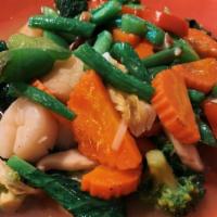 Lunch Stir Fried Mixed Vegetables · 