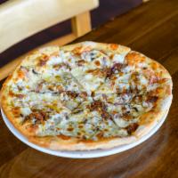 10” Personal Pizza · Topped with marinara, pesto or Alfredo sauce mozzarella and Parmesan cheeses. The gluten-fre...
