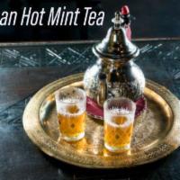 Moroccan green hot tea  · Only @dar essalam , Moroccan green tea with fresh mint and orange blossom 