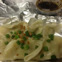 9. Gyoza · Steamed or fried. Japanese pot stickers with chicken.