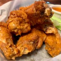 Chicken Wings · Any style served with celery and your choice of dipping sauce.