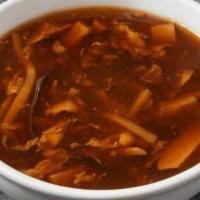 Hot ＆ Sour Soup · Served spicy.