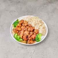 6. General Tso's Chicken · Deep fried chunk of chicken in hot pepper, tangy wine sauce served in broccoli.