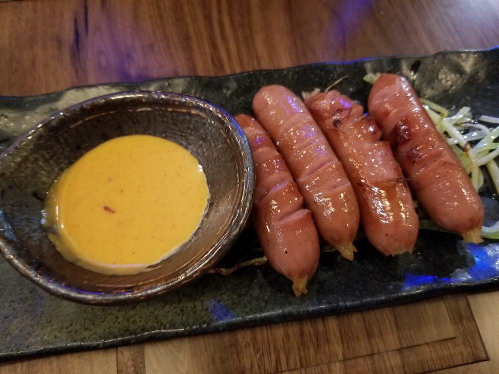 Kurobuta Sausage · Grilled Pork sausage from Japanese Berkshire pigs