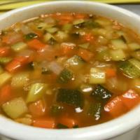 Minestrone Soup · Mixed vegetable soup.