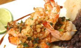 Camarones a la Mexicana · Shrimp sauteed with jalapenos, onions and tomatoes. Served with Mexican rice and pinto beans.