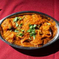 Lamb Patiala · From the Royal Kitchen of Patiala. Tender boneless lamb pieces cooked with ground onions, gi...