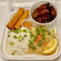 Pork BBQ  Plate  · Made of pork slices marinated in a sweet BBQ sauce. Sweet, salty, and slightly spicy. One of...