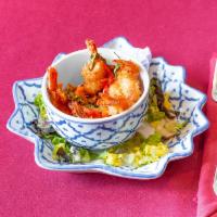 Bangkok Spicy Shrimp- AP · Deep-fried shrimp tossed in a spicy-sweet basil sauce.