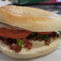 Bagel BLT · Bagel BLT  is the best combination of a bagel and a BLT sandwich. Crispy bacon, fresh lettuc...