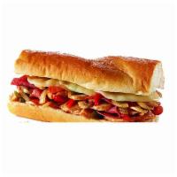 Chicken Bomb (1LB) · Freshly grilled Chicken Breast, Grilled Onions, Bell Peppers and Mushrooms, Genoa Salami,  C...