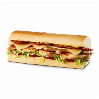 Chicken Vermonter (Large) · Crispy Bacon, Lettuce, Tomato, and Honey Mustard and White Vermont Cheddar Cheese.