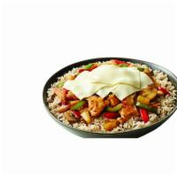 Teriyaki Rice & Grain Bowl (Sirloin Steak) · Teriyaki Glazed Chicken or Sirloin Steak, Grilled 
Onions, Bell Peppers, Mushrooms, Pineappl...