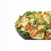 Chicken Caesar Salad · Hot Grilled Chicken Breast, Crisp Romaine Lettuce, shredded Parmesan Cheese, Home-Style Crou...