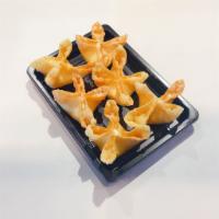 Cheese Wonton ( 6 ) · Cream cheese, imitation crab meat inside with sweet sour sauce. 
