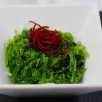 Seaweed Salad · Salad with a seasoned microalgae base. 