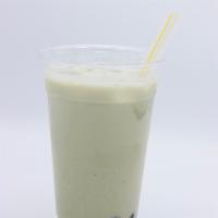 Matcha Milk 24 oz with Boba · Creamy Matcha Green Tea with Boba