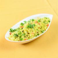 Lemon Rice · Zesty basmati rice stir-fried with herbs, spices and nuts.
