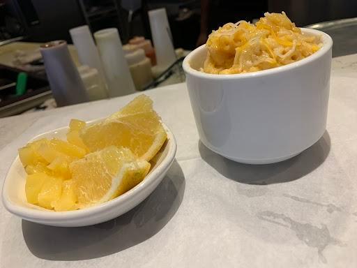 Lil Bat's Mac and Cheese · A smaller portion of our delicious mac and cheese served with a side of applesauce or chips.