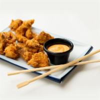 Karaage Plate · Deep fried chicken bites served with spicy mayo.