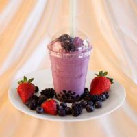 Berries Smoothie · Mixed with strawberry, blueberry, raspberry, and blackberry.