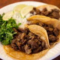 Taco de Picadillo · Ground Beef & Potatoes Taco
