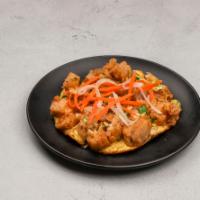 5. Fried Chicken Wing · Glazed fish sauce.