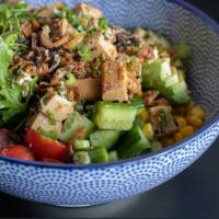 'Poke' TOFU Bowl (V) · Vegan. Our house brined and smoked tofu cubed and marinated like 'Poke', Served over chilled...