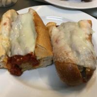 Meatball Parmigiana Sandwich  · 