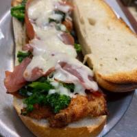 Salem Special Sandwich  · Broccoli rabe, chicken cutlet, prosciutto, and mozzarella.