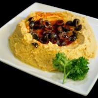 Hummus · Chickpea, tahini, olive oil and traditional spices. 