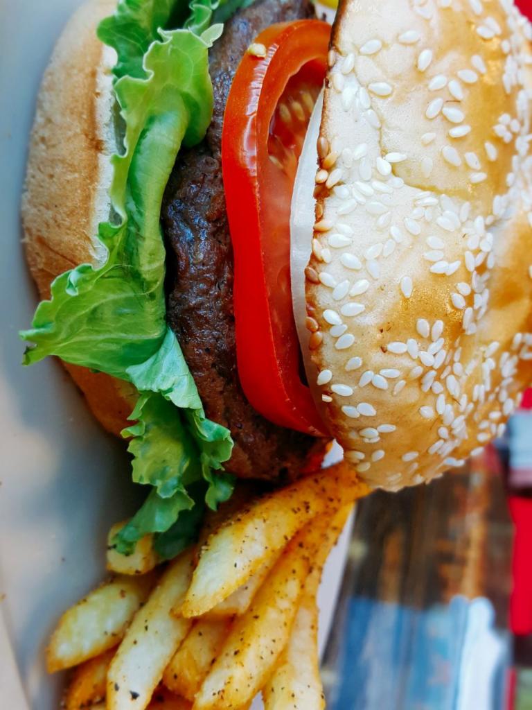 Hamburger with Fries · 