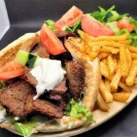 Gyro with French Fries · 