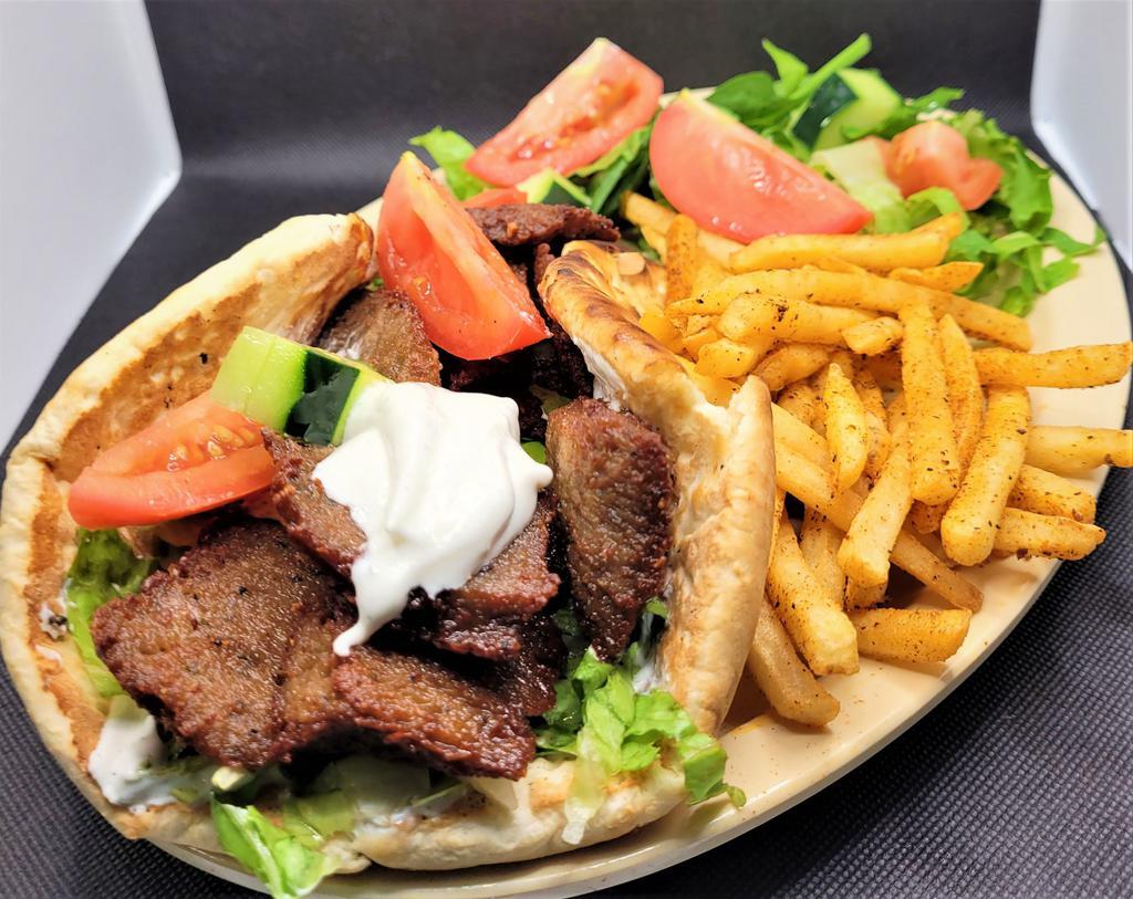 Gyro with French Fries · 