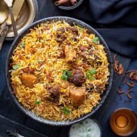 Lamb Biryani · Long-grained rice  (basmati) flavored with fragrant spices such as saffron and layered with ...