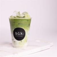 Iced Uji Matcha Latte Tea · Culinary grade Uji matcha with choice of milk. Over ice.