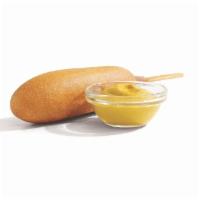 Corn Dog · Simple food at its finest. A delicious hot dog surrounded in sweet corn batter and fried to ...